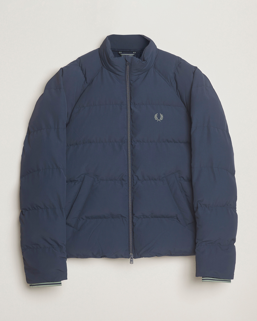 Herre | Jakker | Fred Perry | Raglan Padded Down Jacket Dark Airforce