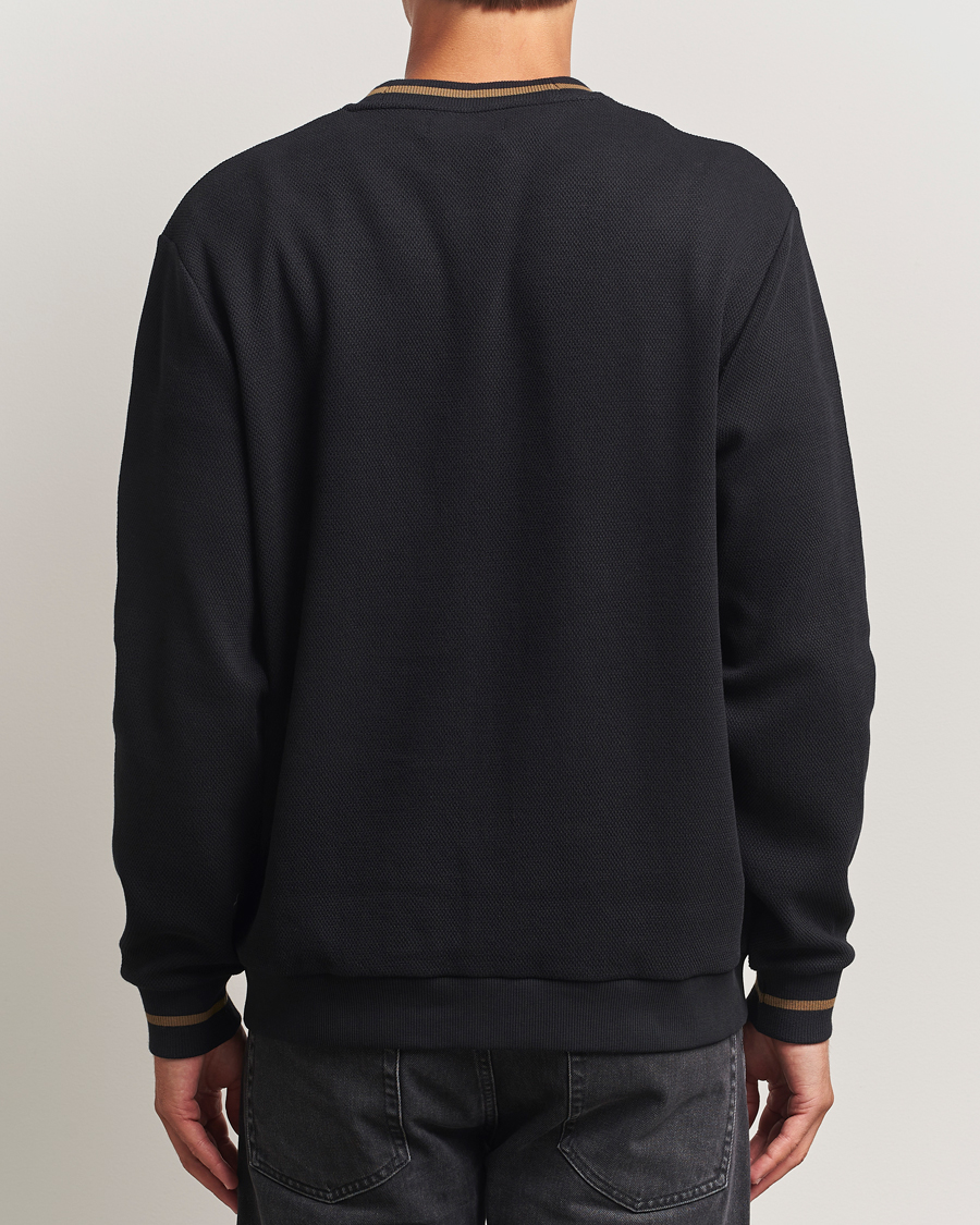 Herre | Trøjer | Fred Perry | Tipped Pique Textured Cardigan Black