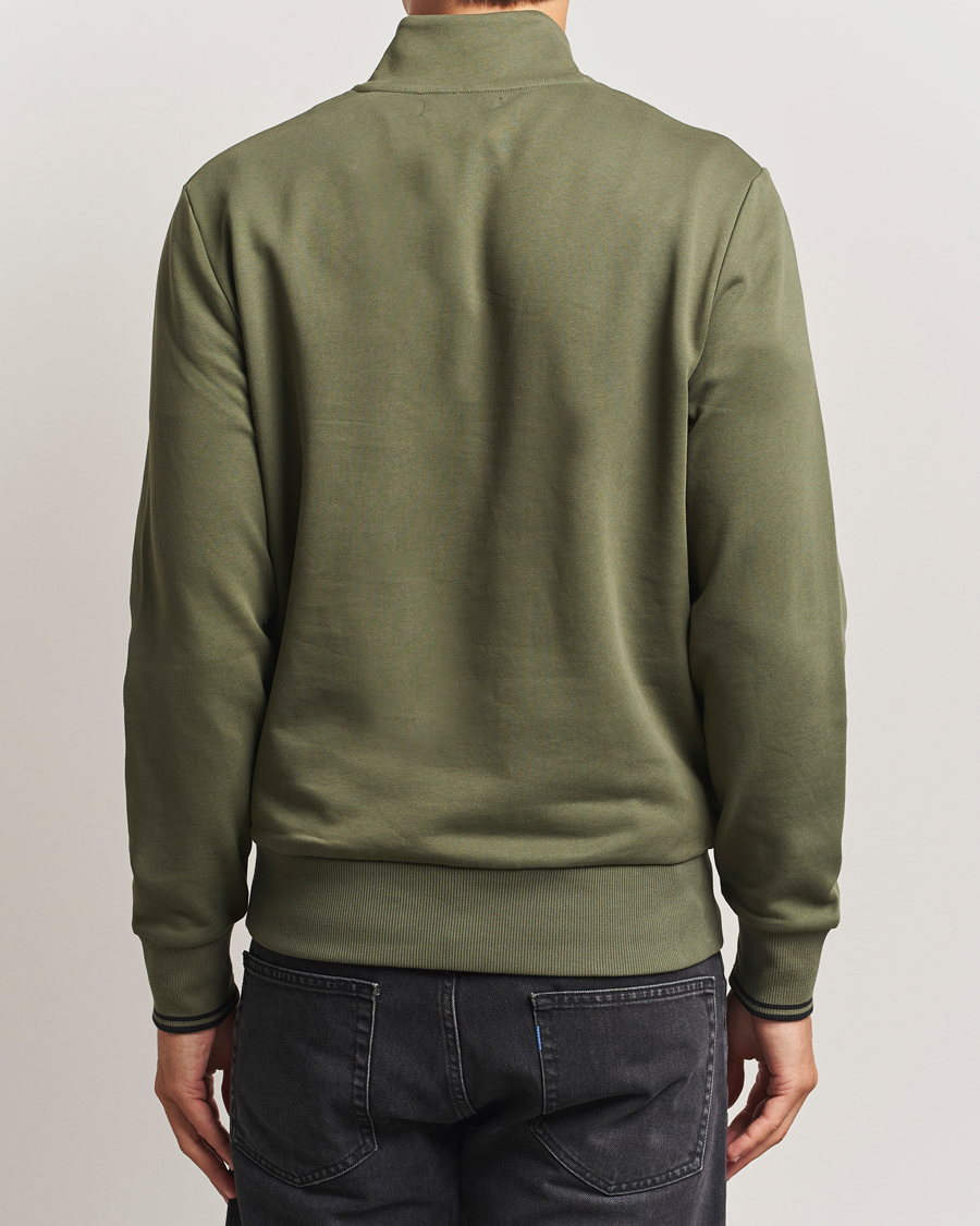 Herre | Trøjer | Fred Perry | Half Zip Sweatshirt Night Green