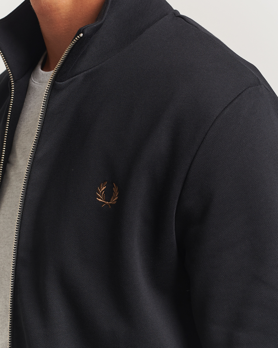 Herre | Trøjer | Fred Perry | Full Zip Sweatshirt Black