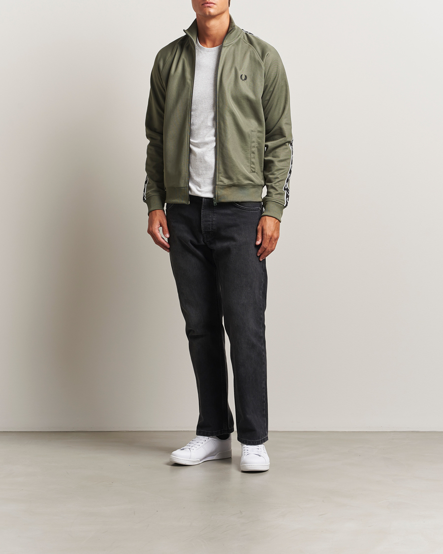 Herre | Trøjer | Fred Perry | Taped Track Jacket Laurel Green