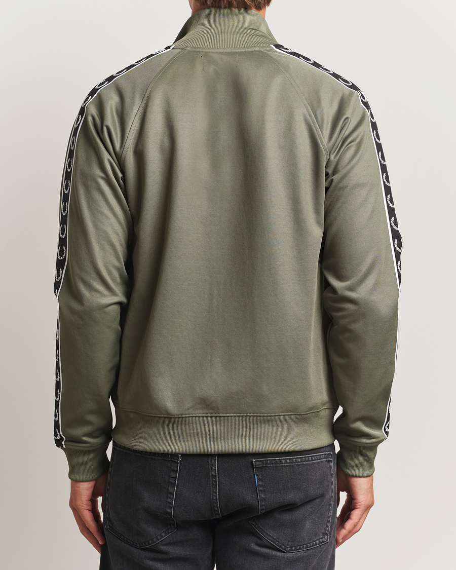 Herre | Trøjer | Fred Perry | Taped Track Jacket Laurel Green