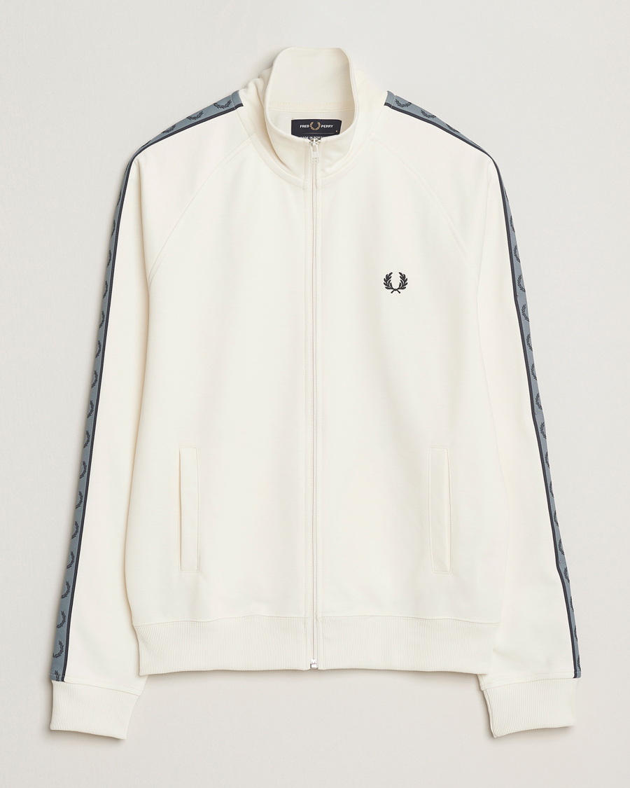 Herre | Trøjer | Fred Perry | Taped Track Jacket Ecru