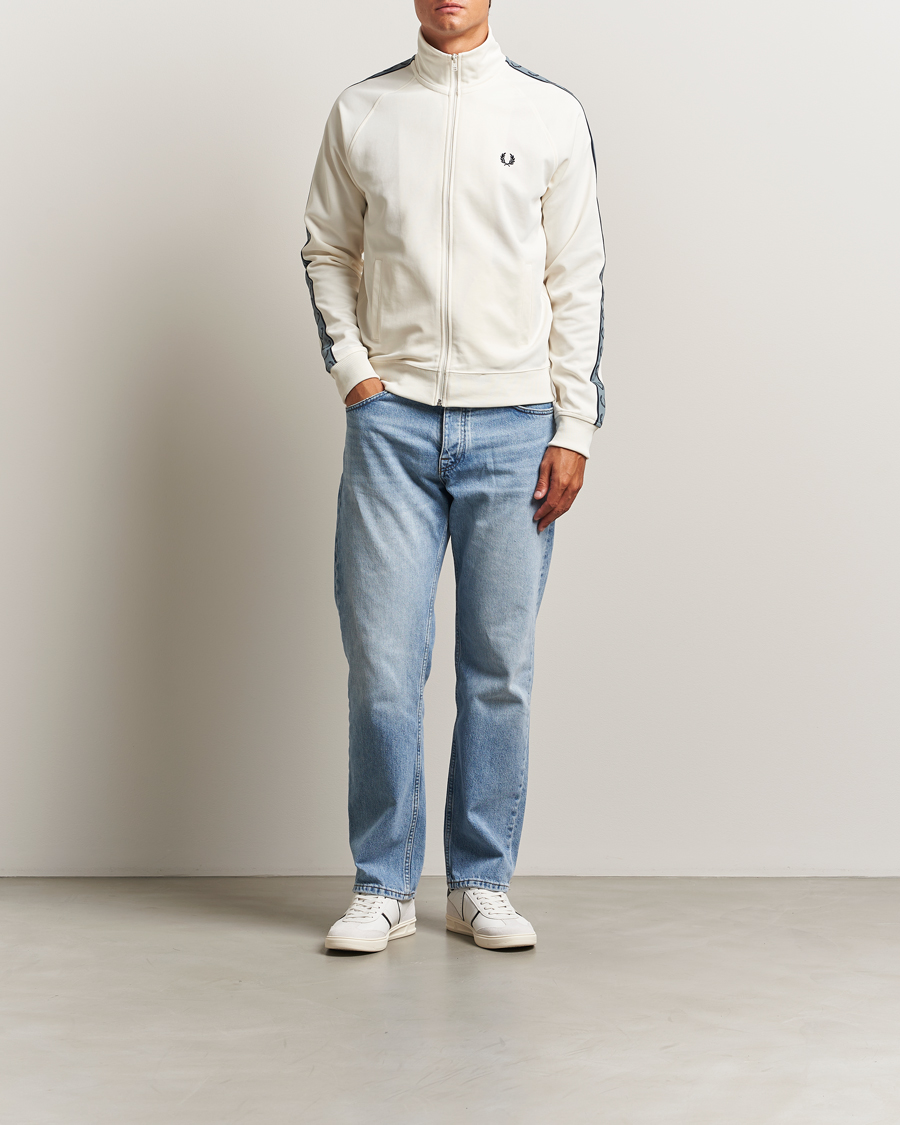 Herre | Trøjer | Fred Perry | Taped Track Jacket Ecru