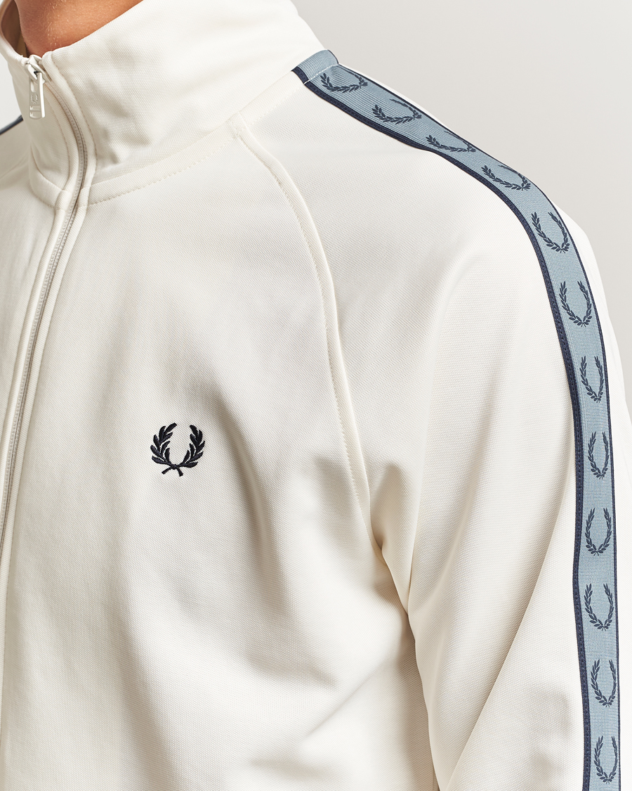 Herre | Trøjer | Fred Perry | Taped Track Jacket Ecru