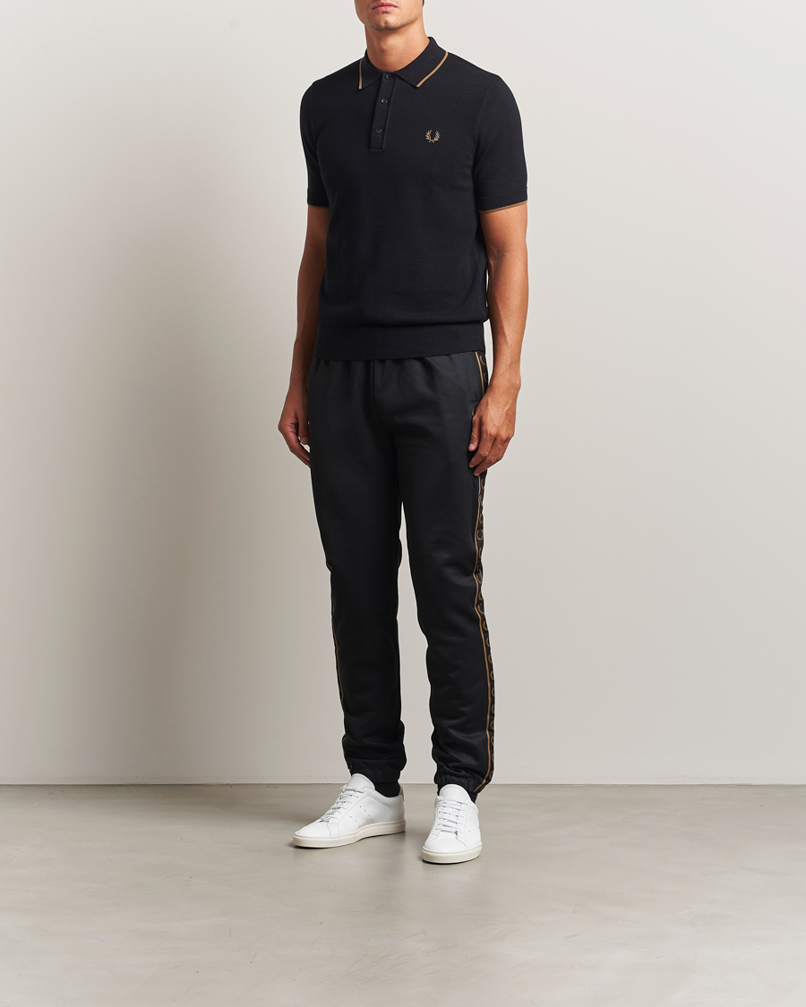 Herre | Bukser | Fred Perry | Taped Track Pants Black