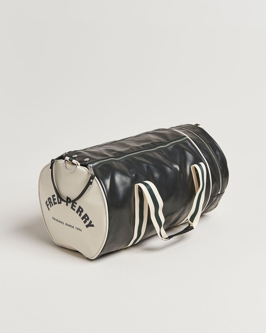 Herre | Tasker | Fred Perry | Classic Barrel Bag Night Green/Ecru