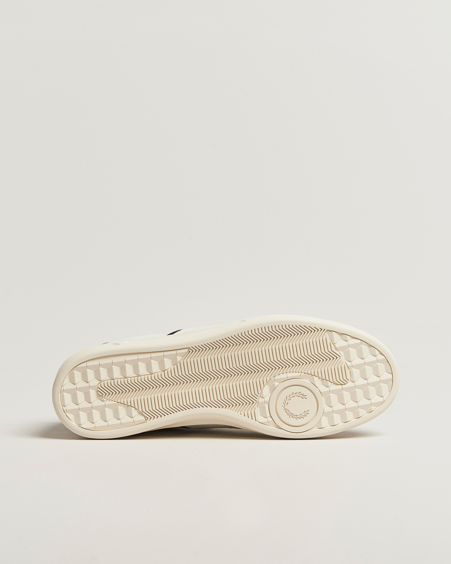 Herre | Sneakers | Fred Perry | B4 Leather/Suede Sneaker Snow White
