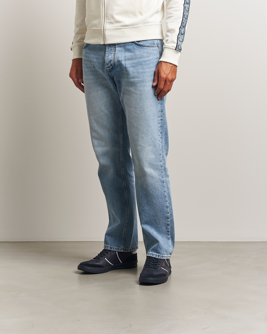 Herre | Sneakers | Fred Perry | B4 Leather/Suede Sneaker Navy