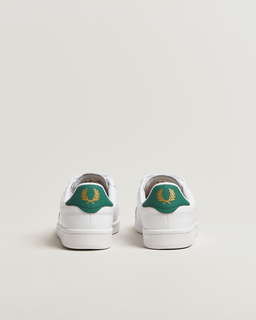 Herre | Sneakers | Fred Perry | B721 Leather Sneakers White/Green