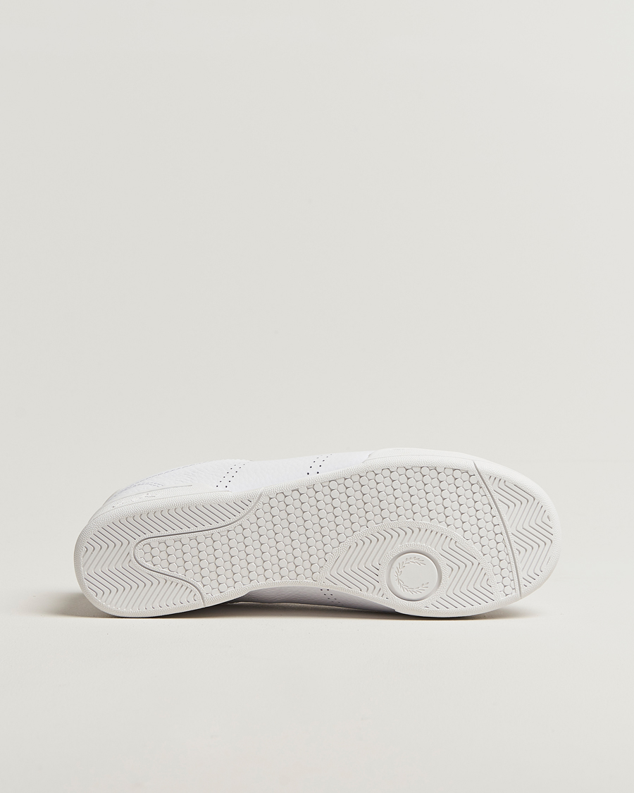 Herre | Sneakers | Fred Perry | B722 Textured Leather Sneaker White