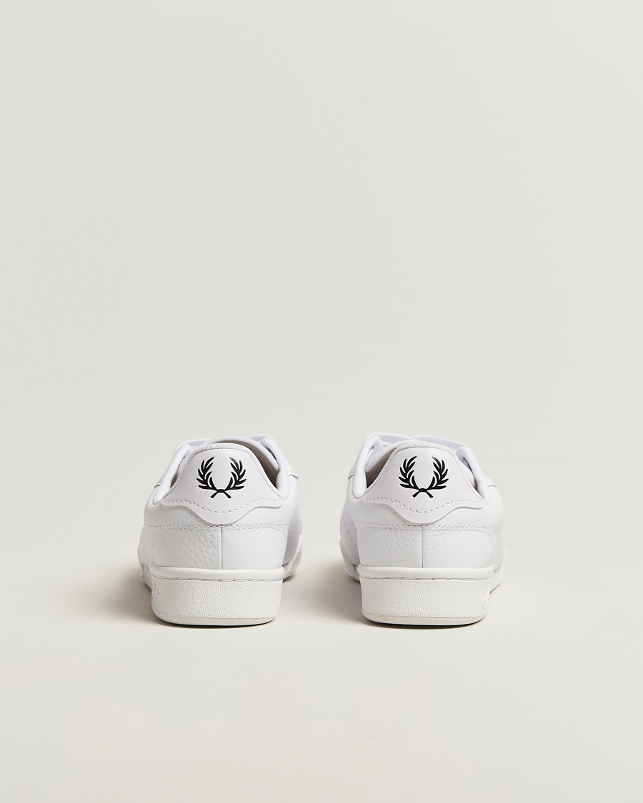 Herre | Sneakers | Fred Perry | B722 Textured Leather Sneaker White