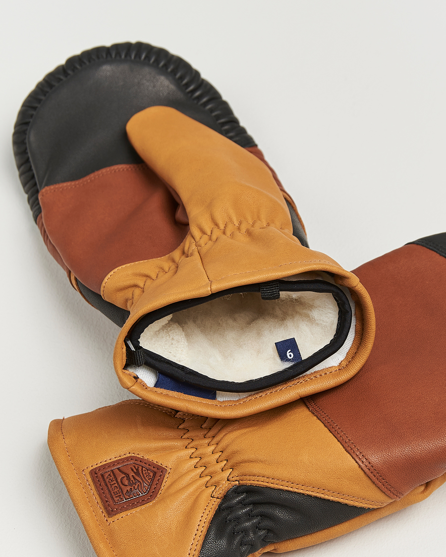 Herre | Handsker | Hestra | reMix Mitt Brown/Cork