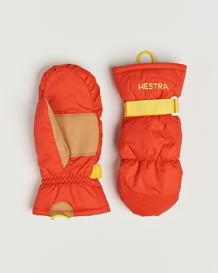 Herre | Handsker | Hestra | Kiruna Mitt Light Red