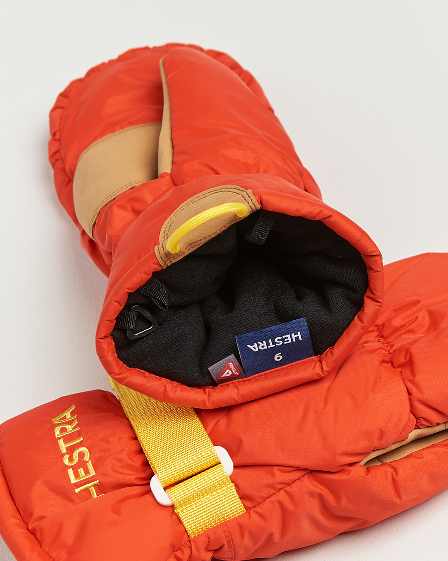 Herre | Handsker | Hestra | Kiruna Mitt Light Red