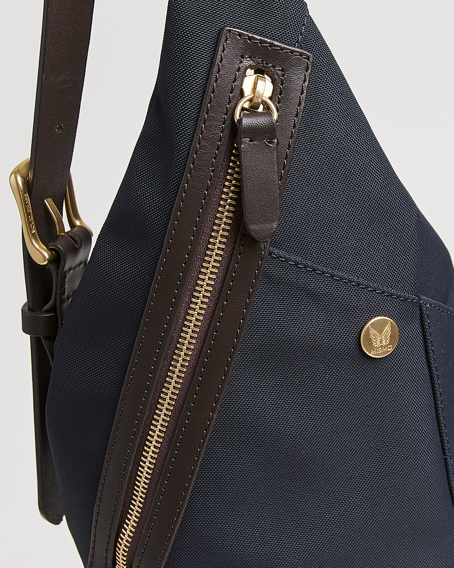 Herre | Tasker | Mismo | M/S Drop Crossbody Bag Navy/Dark Brown