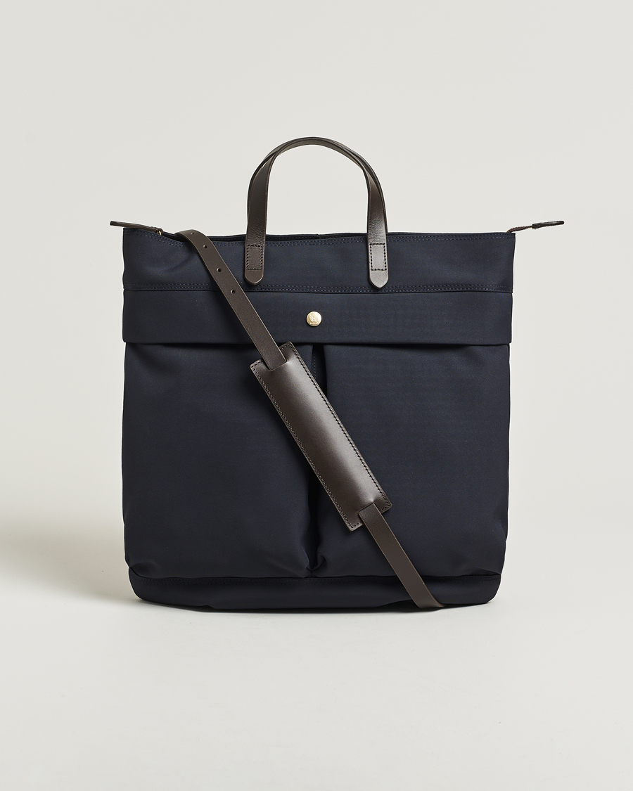 Herre | Tasker | Mismo | M/S Helmet Tote Bag Navy/Dark Brown