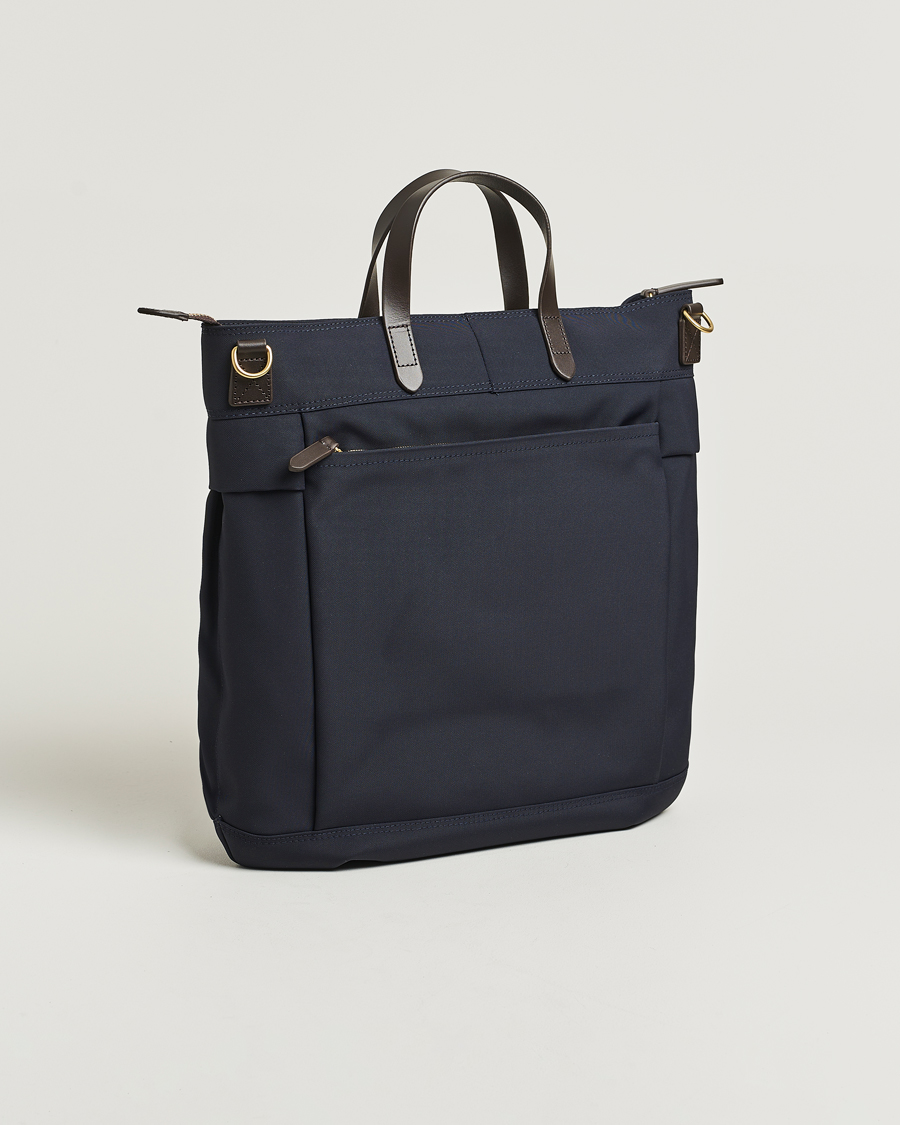 Herre | Tasker | Mismo | M/S Helmet Tote Bag Navy/Dark Brown