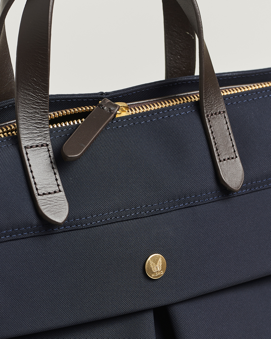 Herre | Tasker | Mismo | M/S Helmet Tote Bag Navy/Dark Brown