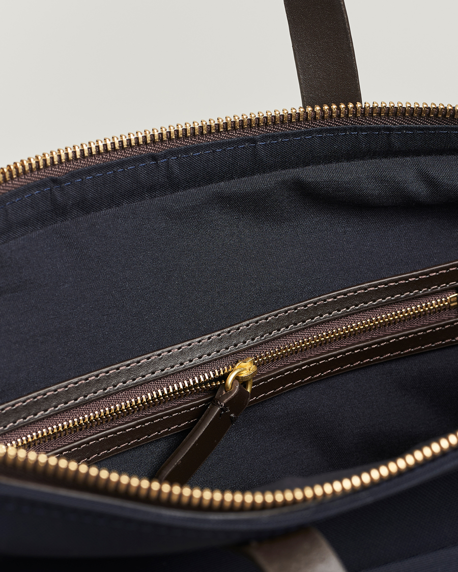 Herre | Tasker | Mismo | M/S Helmet Tote Bag Navy/Dark Brown