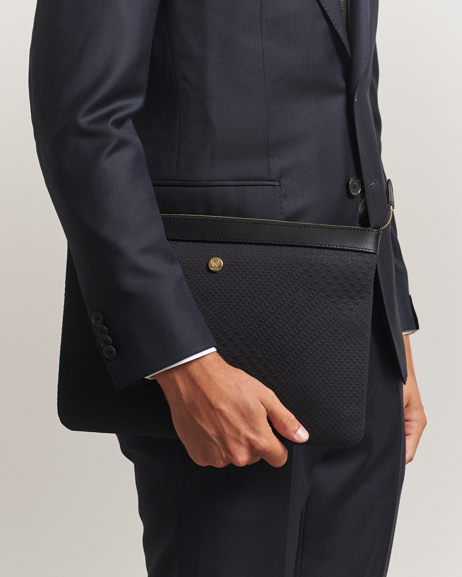 Herre | Tasker | Mismo | M/S Nylon Pouch Large Haptic Black/Black