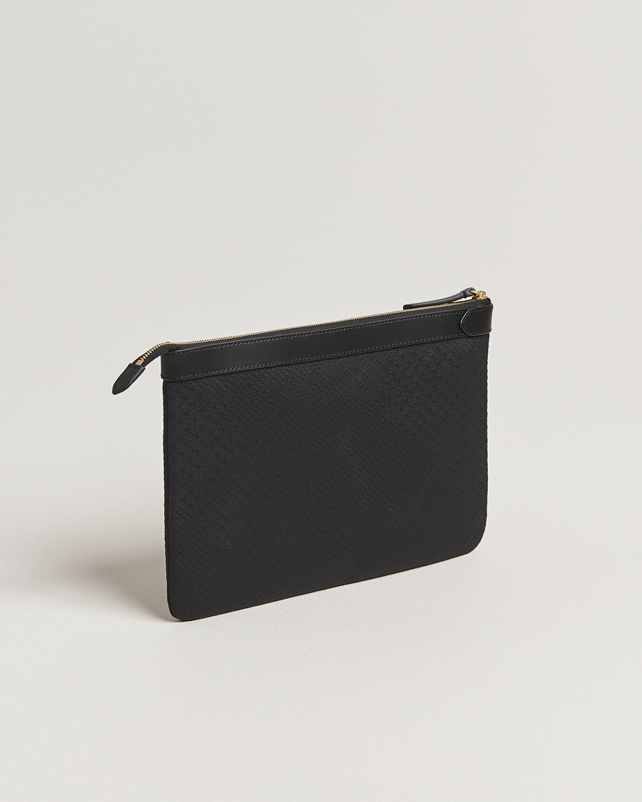 Herre | Tasker | Mismo | M/S Nylon Pouch Large Haptic Black/Black