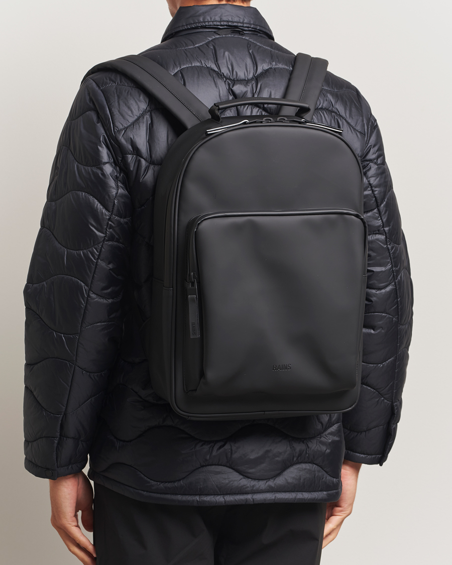 Herre | Tasker | RAINS | Book Daypack Backpack Black