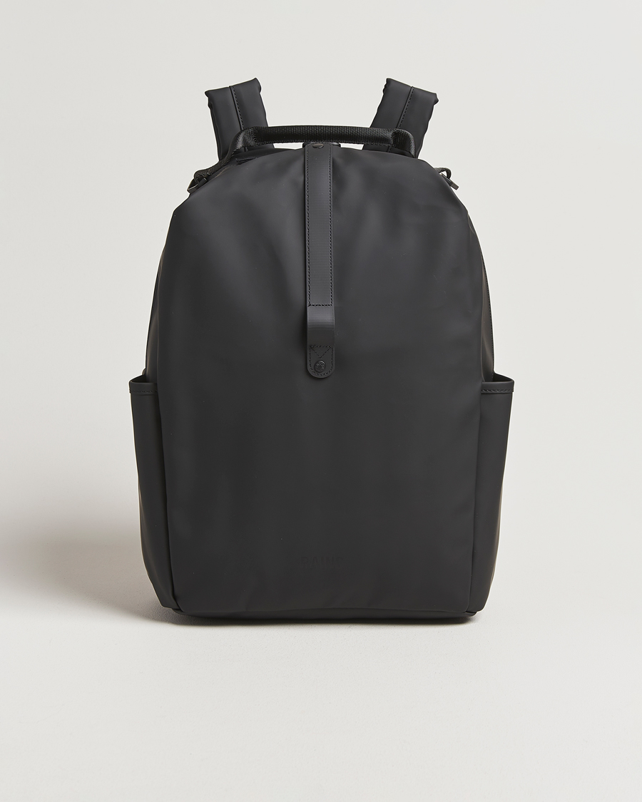 Herre | Tasker | RAINS | Clip Front Backpack Black