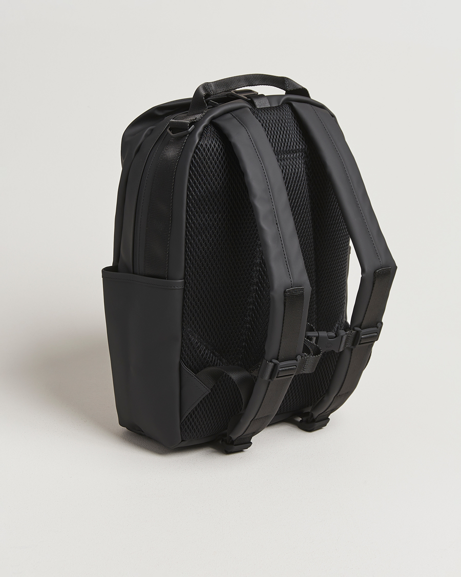 Herre | Tasker | RAINS | Clip Front Backpack Black