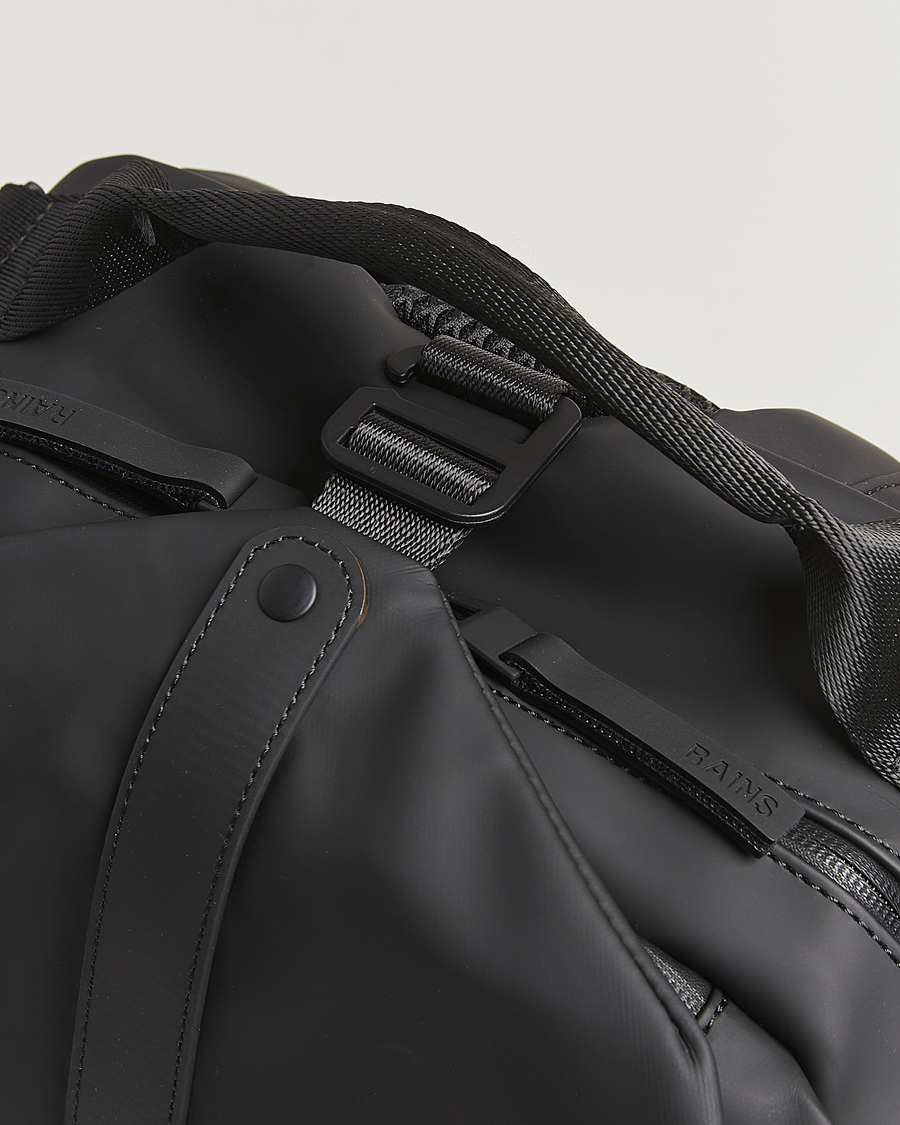 Herre | Tasker | RAINS | Clip Front Backpack Black