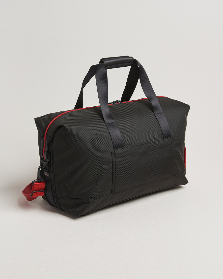 Herre | Tasker | TUMI | Alpha 3 Double Expansion Travel Satchel Black/Red