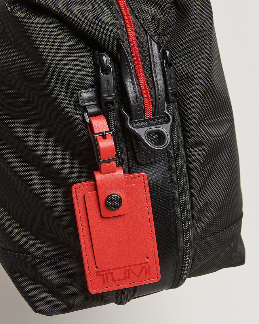Herre | Tasker | TUMI | Alpha 3 Double Expansion Travel Satchel Black/Red