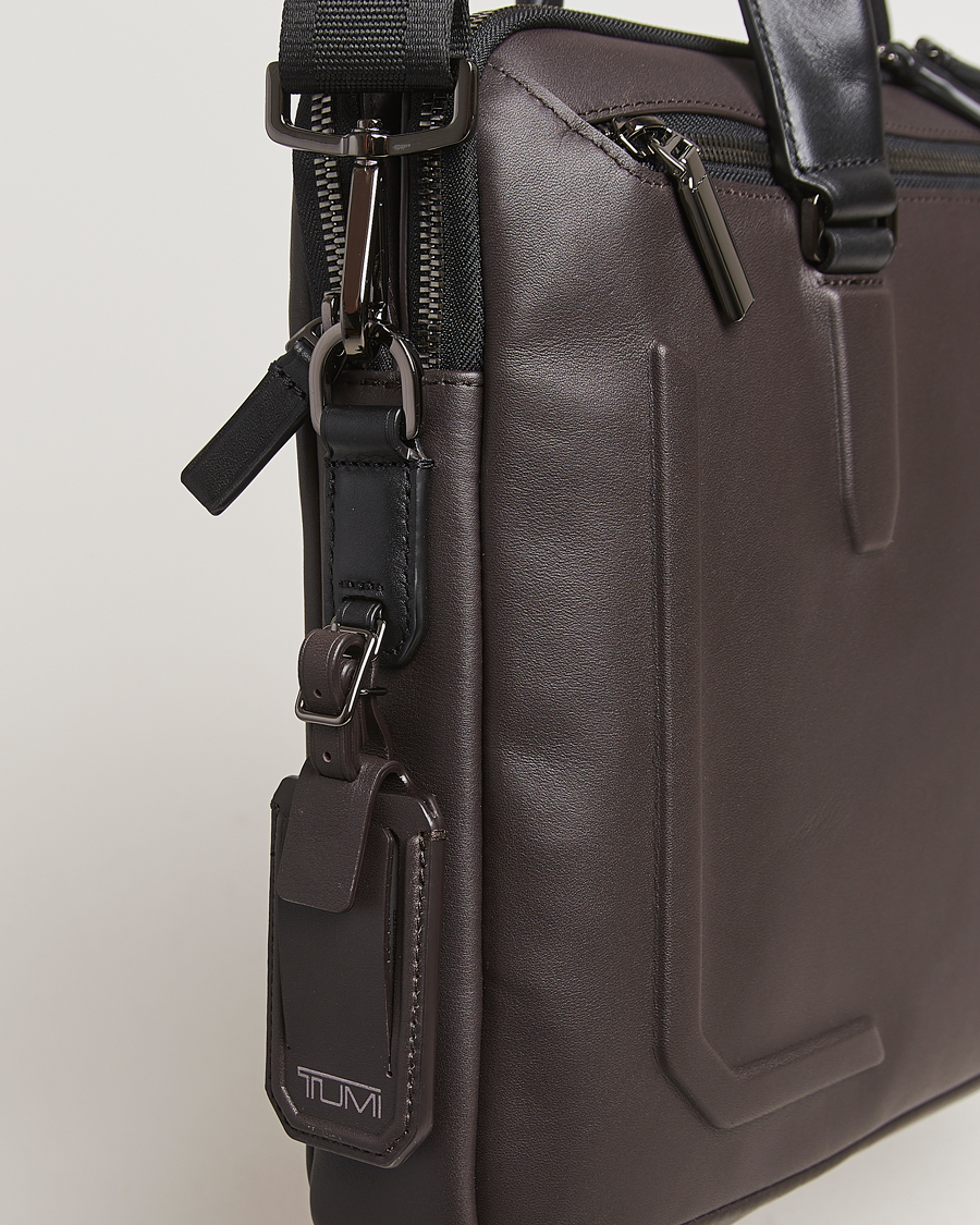 Herre | Tasker | TUMI | Harrison Sycamore Slim Brief Espresso Brown