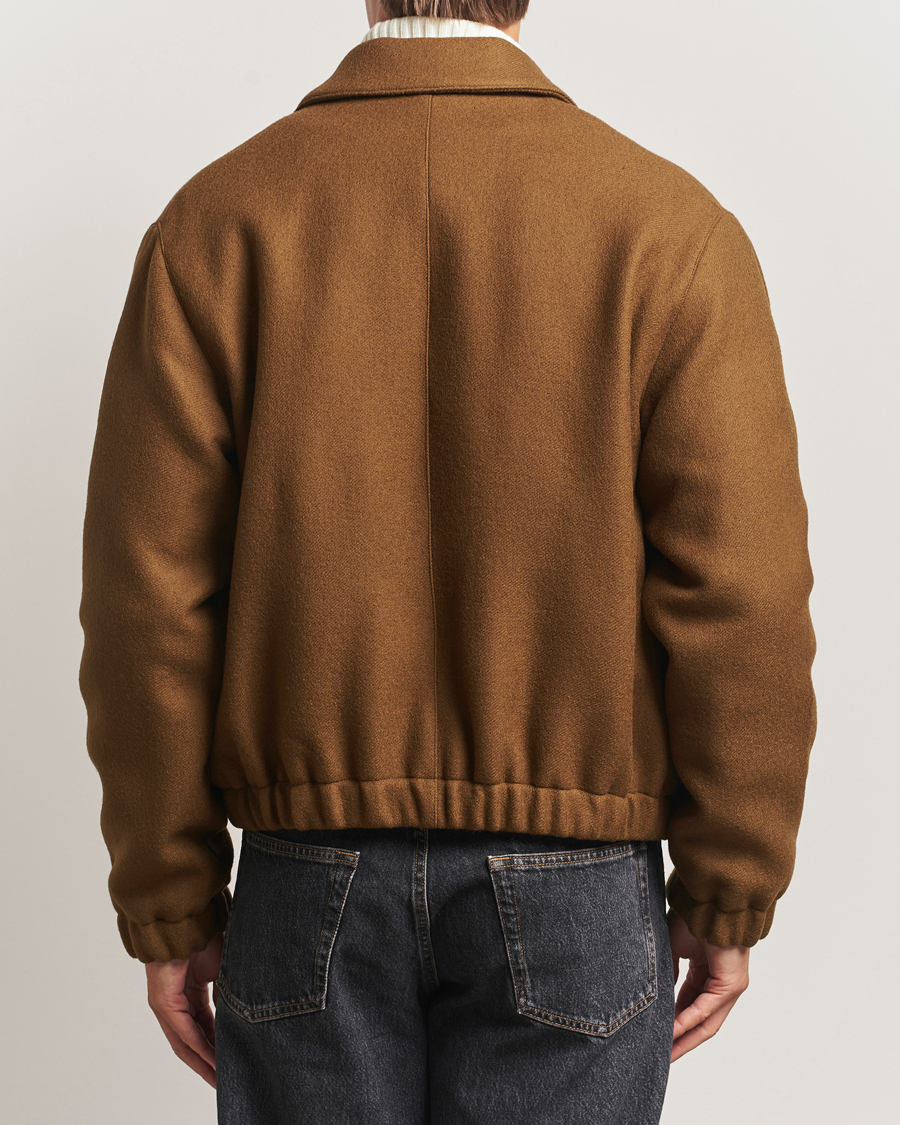 Herre | Jakker | AMI | Boiled Wool Jacket Noisette