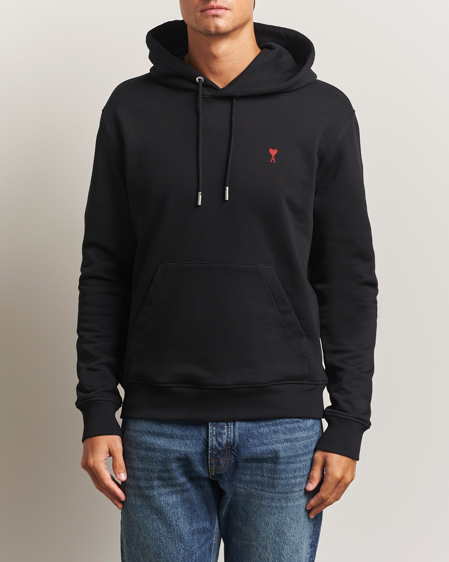 Herre | Trøjer | AMI | Heart Logo Hoodie Black