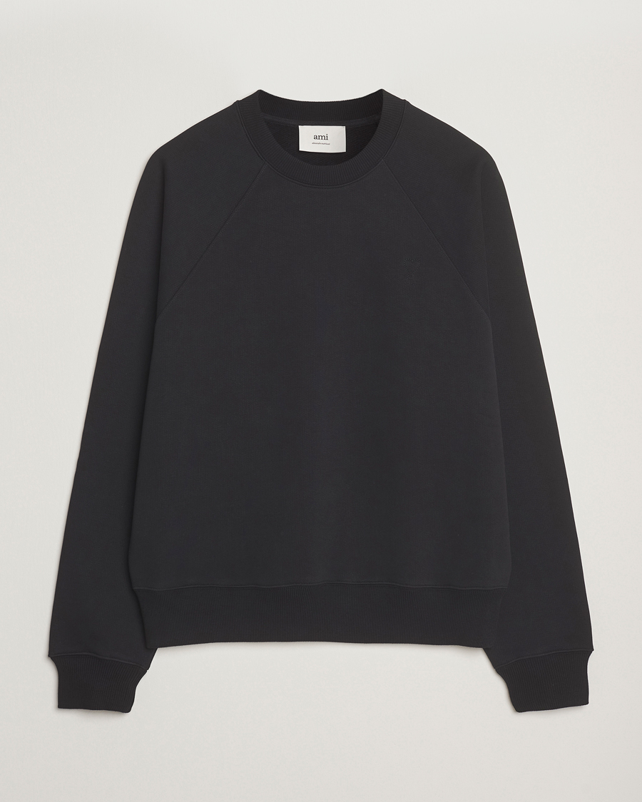 Herre | Trøjer | AMI | Tonal Heart Logo Sweatshirt Black
