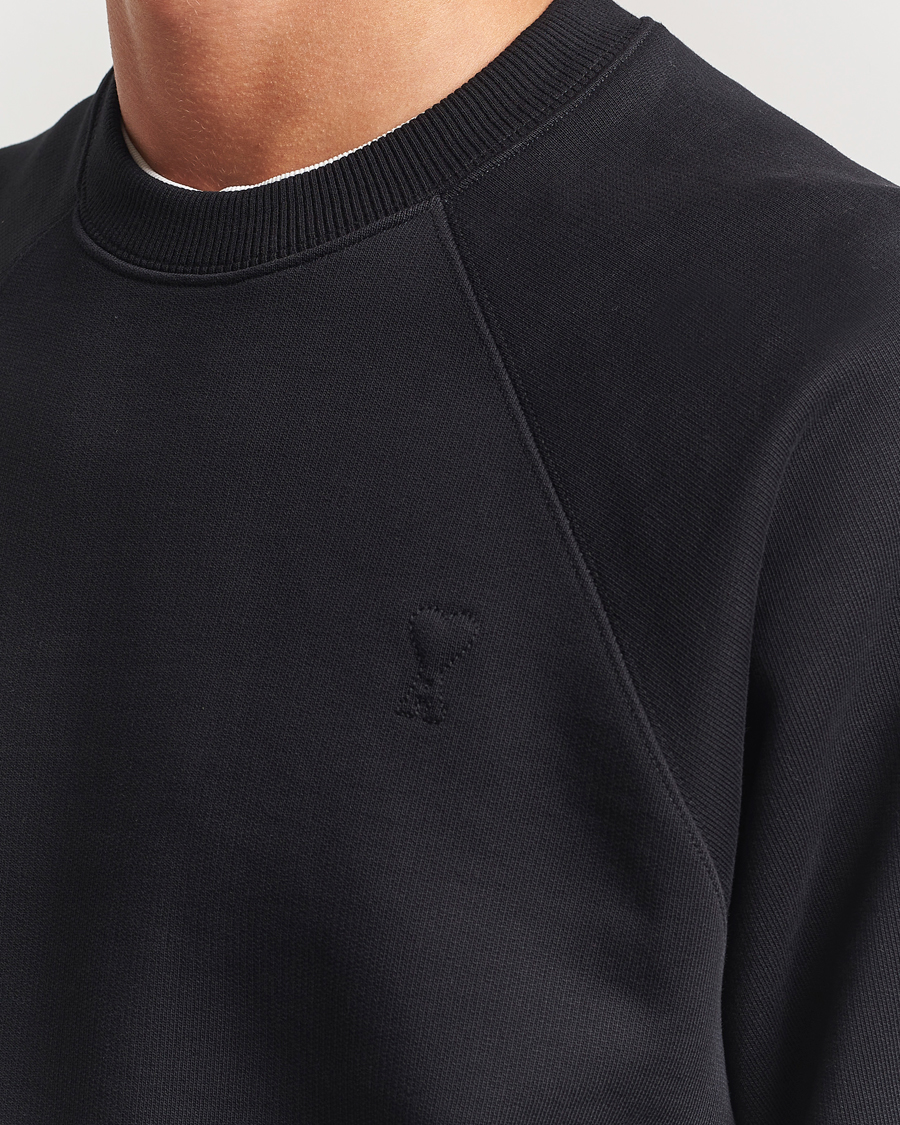 Herre | Trøjer | AMI | Tonal Heart Logo Sweatshirt Black
