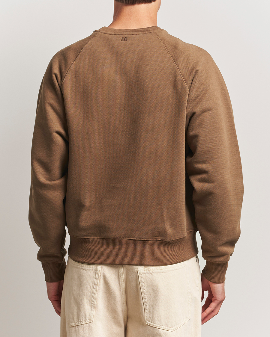 Herre | Trøjer | AMI | Tonal Heart Logo Sweatshirt Noisette
