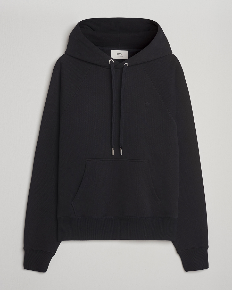 Herre | Trøjer | AMI | Tonal Heart Logo Hoodie Black