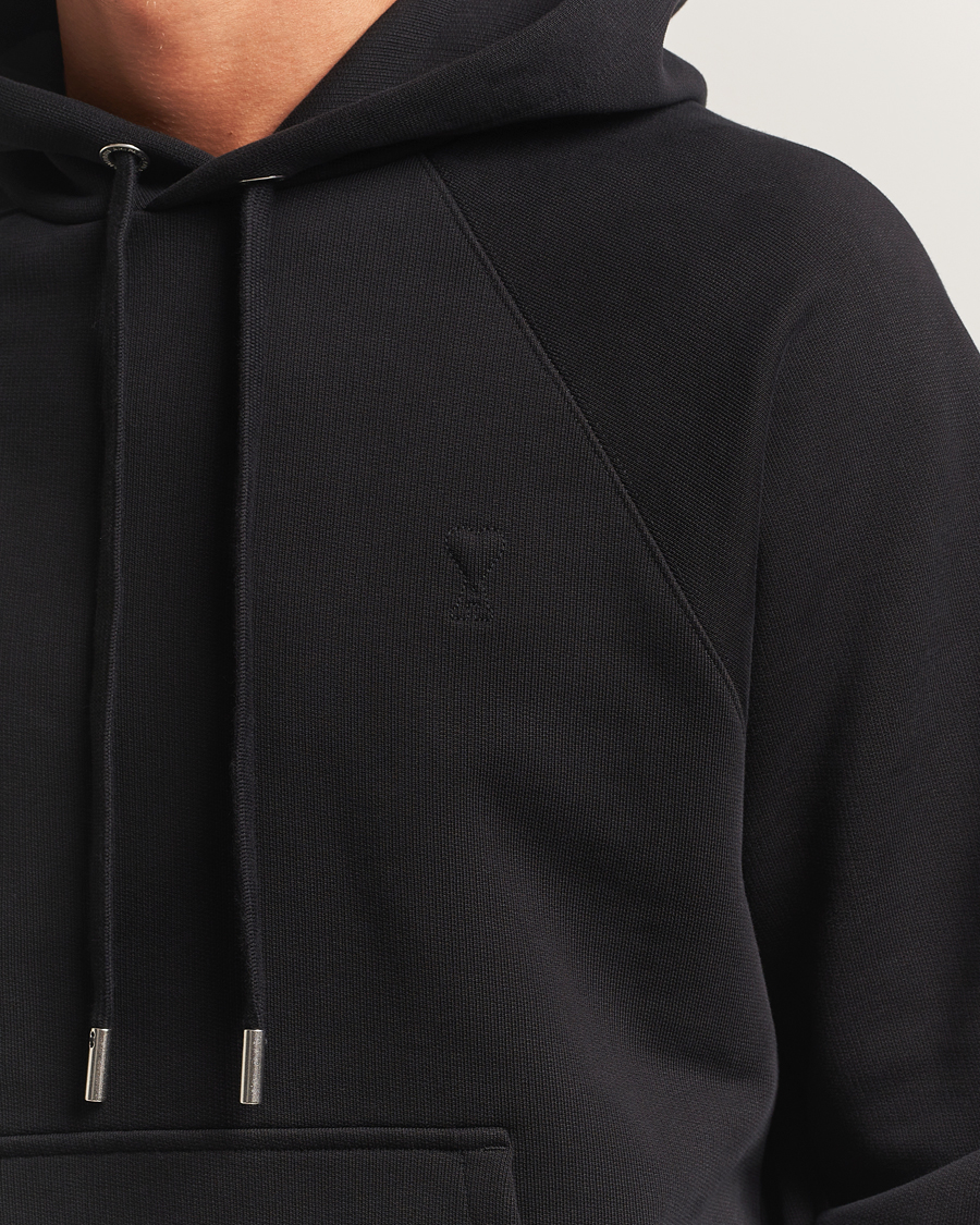 Herre | Trøjer | AMI | Tonal Heart Logo Hoodie Black