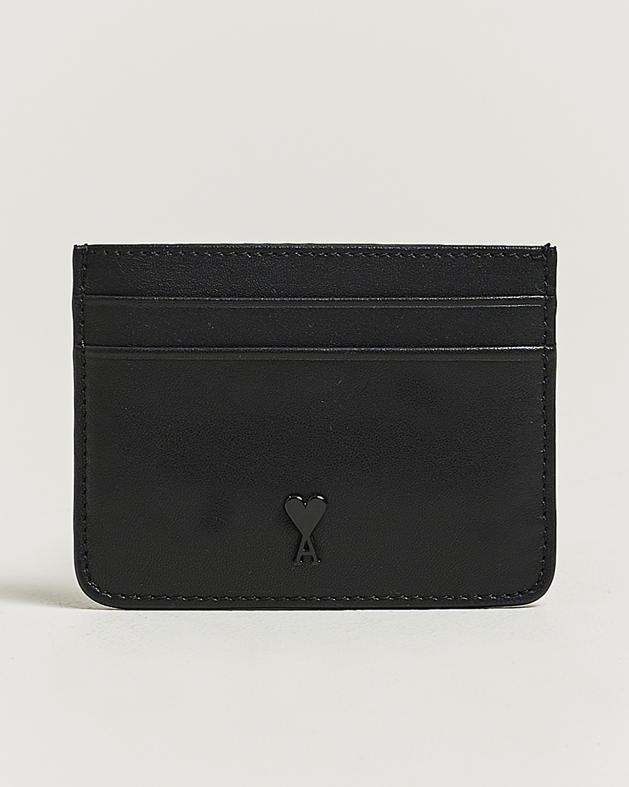 Herre | Punge | AMI | Tonal Heart Logo Card Holder Black
