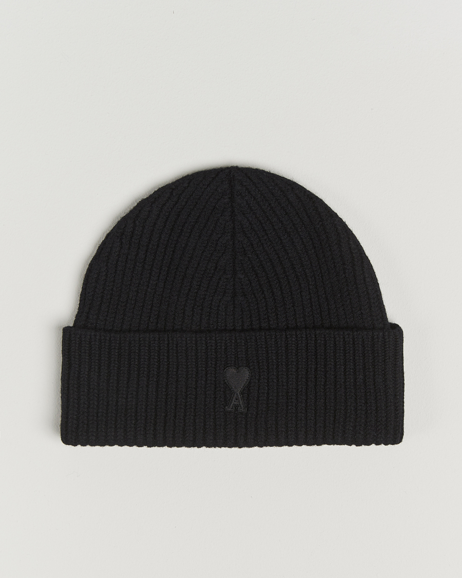 Herre | Huer | AMI | Heart Logo Beanie Black
