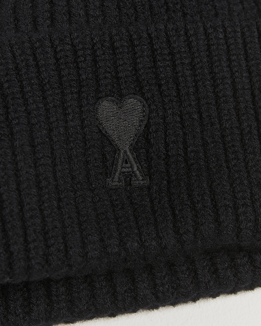 Herre | Huer | AMI | Heart Logo Beanie Black