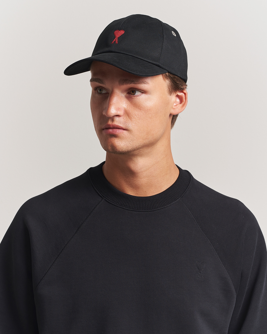 Herre | Hatte & kasketter | AMI | Heart Logo Cap Black