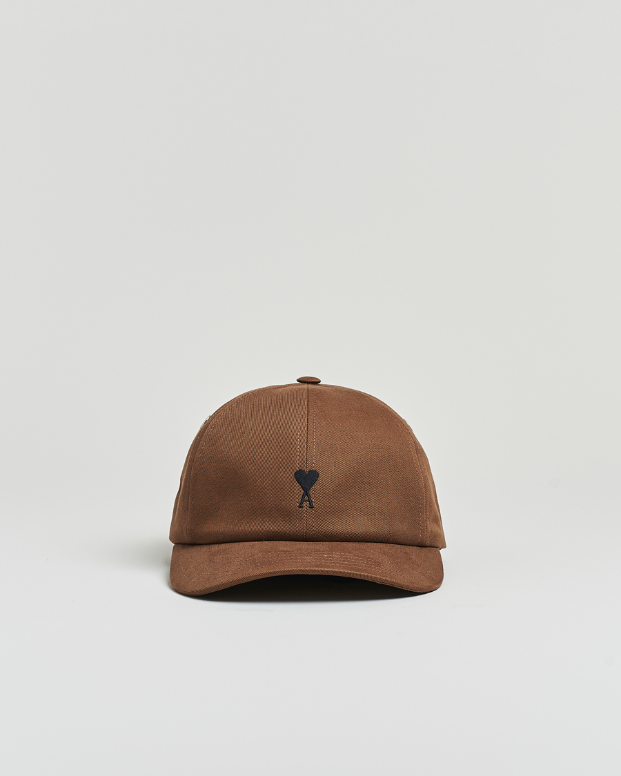 Herre | Hatte & kasketter | AMI | Black Heart Logo Cap Noisette