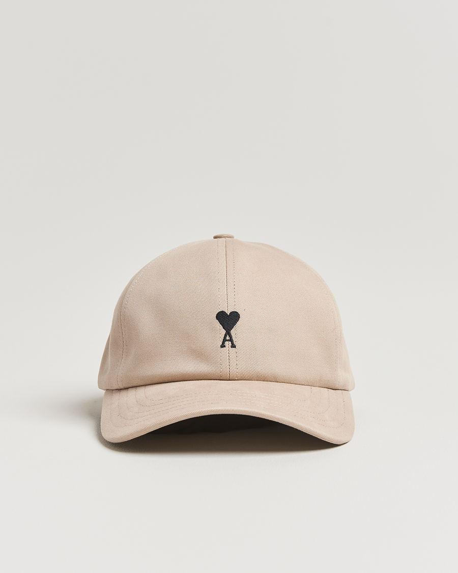 Herre | Hatte & kasketter | AMI | Black Heart Logo Cap Cafe Creme