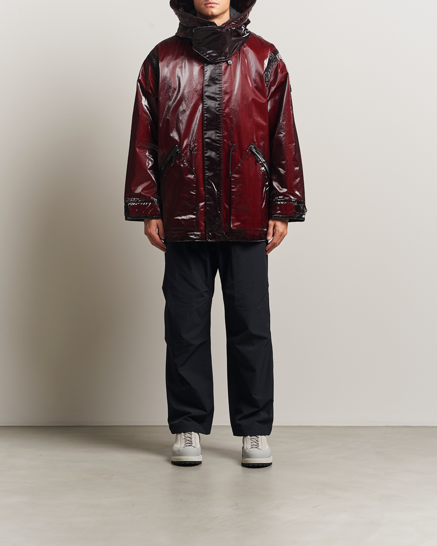 Herre | Jakker | Stone Island | Short Ripstop Detachable Inner Parka Burgundy