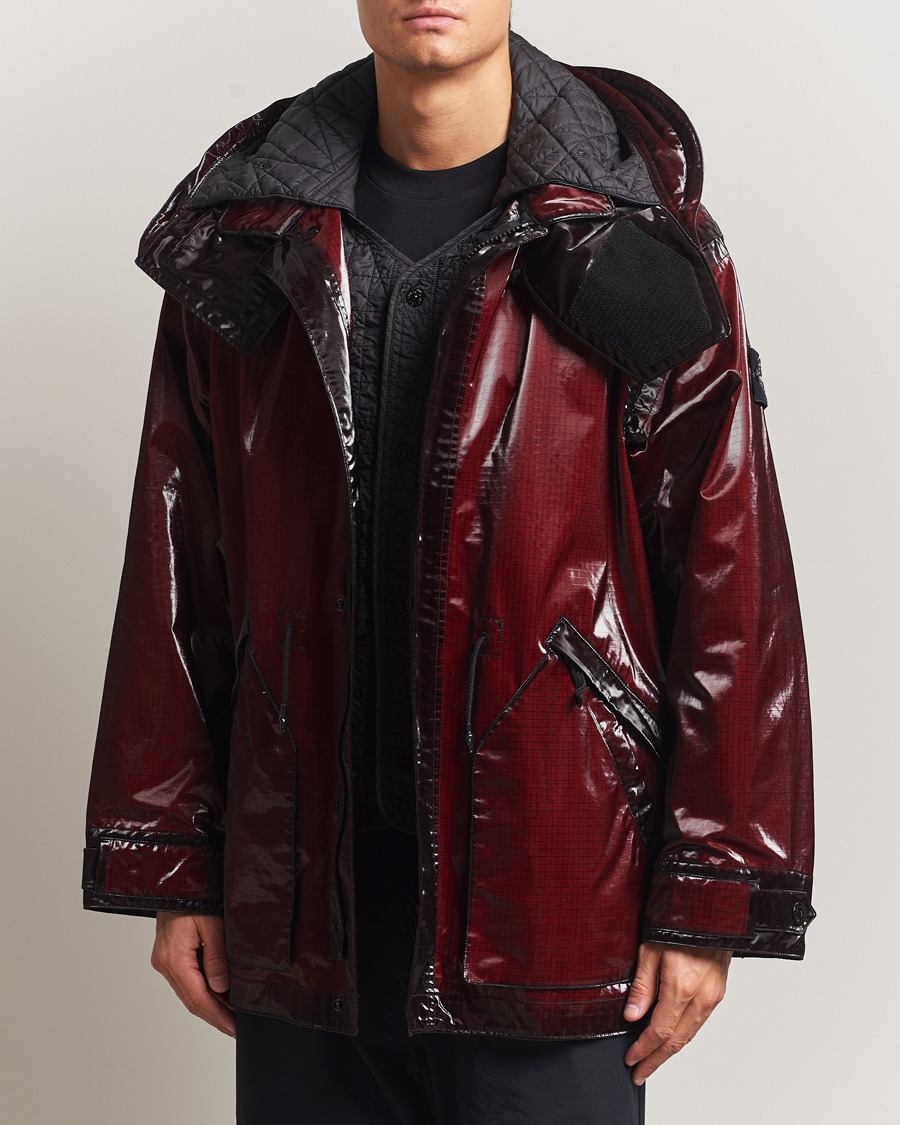 Herre | Jakker | Stone Island | Short Ripstop Detachable Inner Parka Burgundy