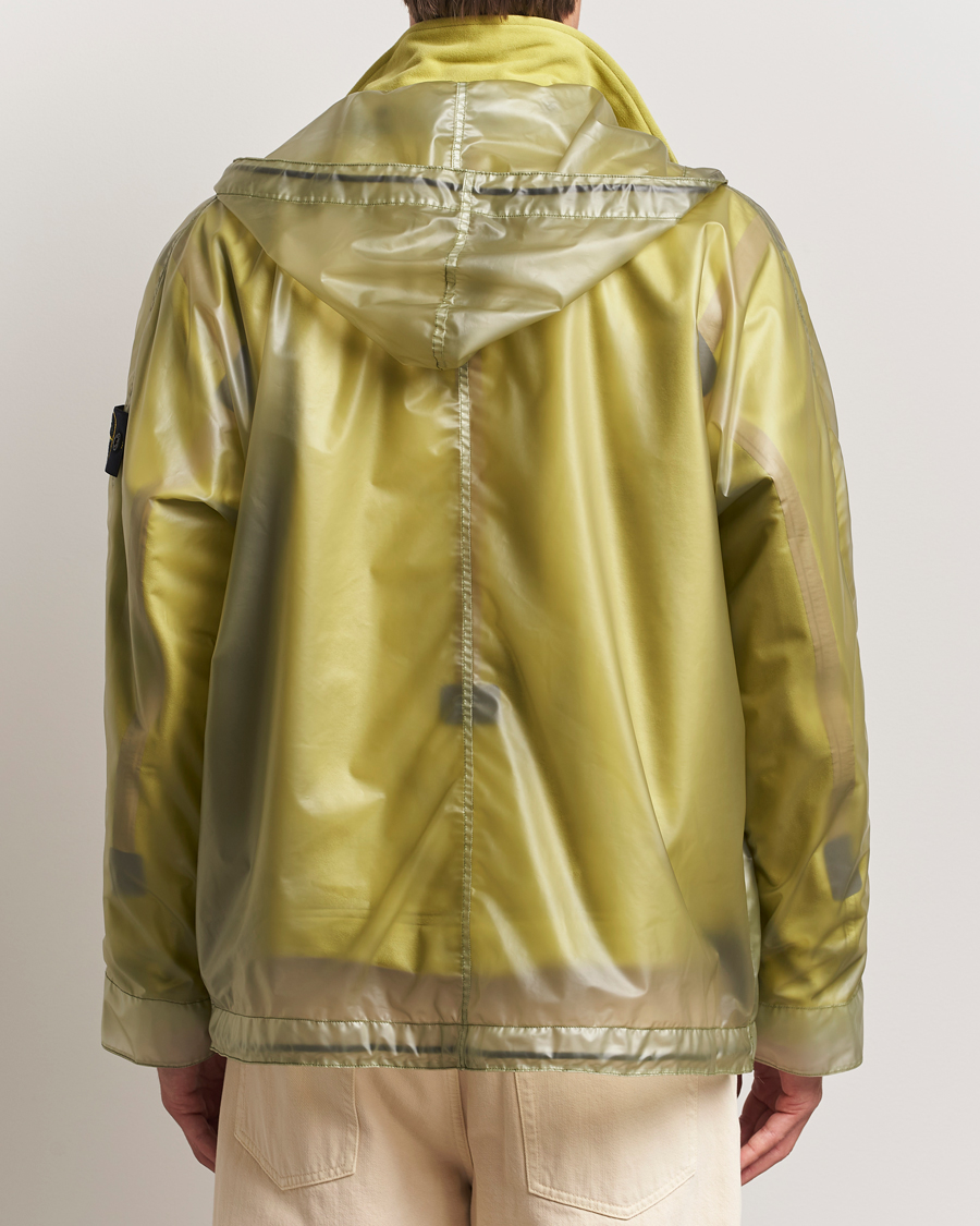 Herre | Jakker | Stone Island | Translusent Cover Moleskin Short Parka Green