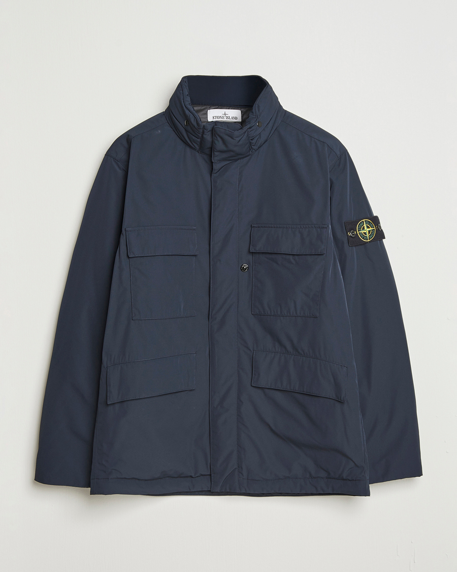 Herre | Jakker | Stone Island | Micro Twill Padded Field Jacket Navy
